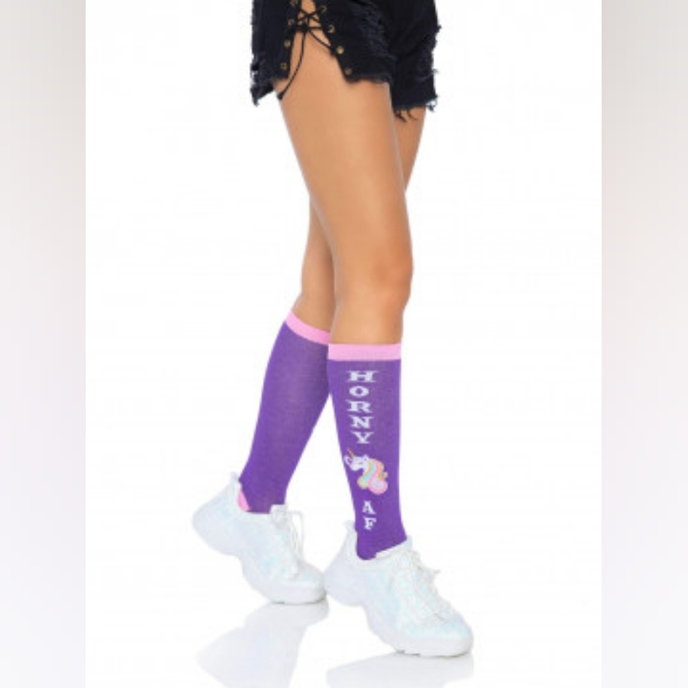 Horny AF Knee Socks
